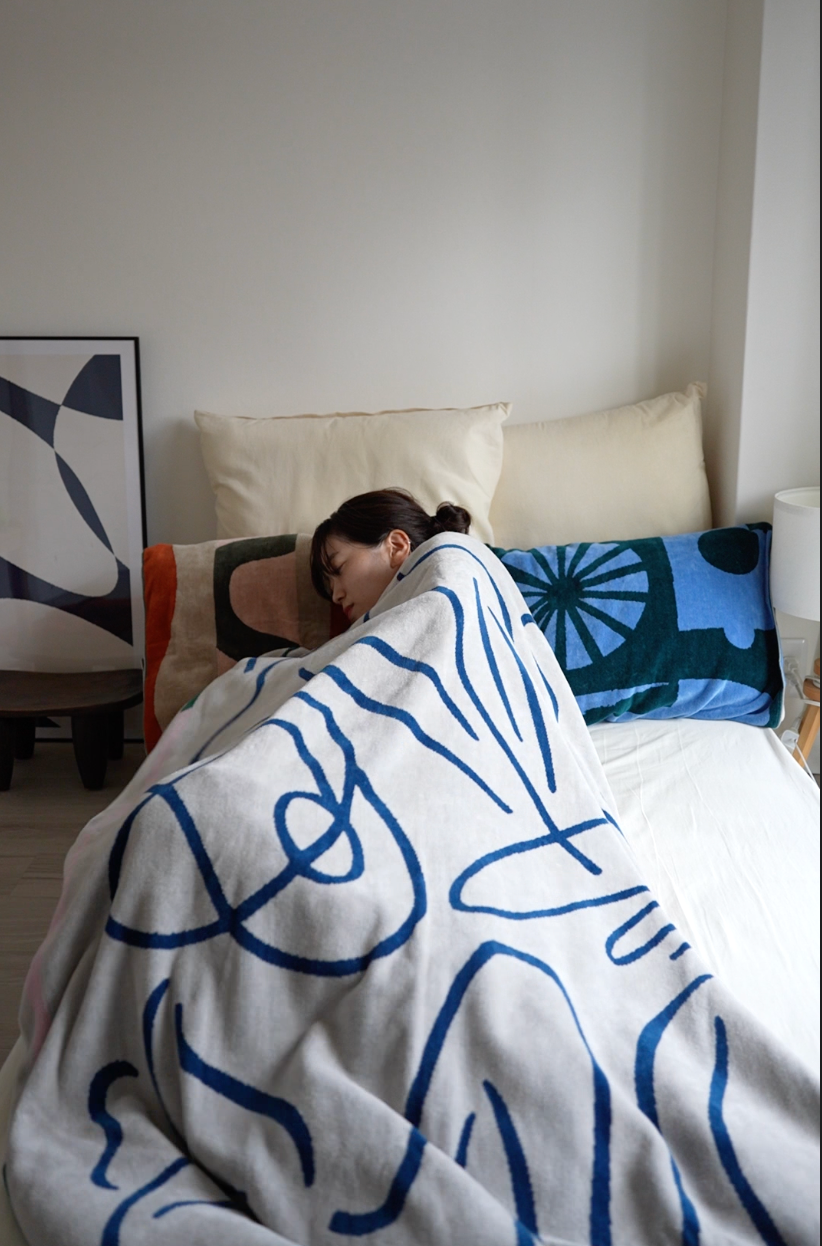 【母の日限定ラッピング】TOWEL BLANKET : Waltz of the flowers