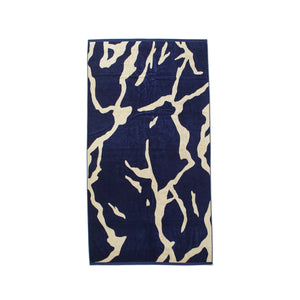 TOWEL BLANKET : Thunder in the dark / blue