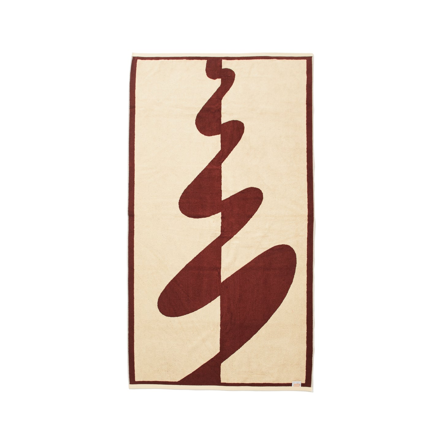 TOWEL BLANKET : I am new wave / wine red