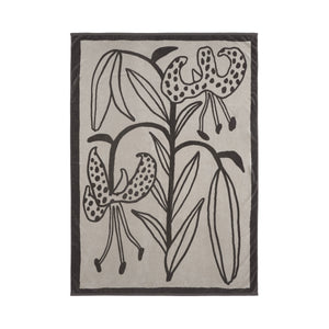 BED THROW BLANKET:Tiger Lily by whole