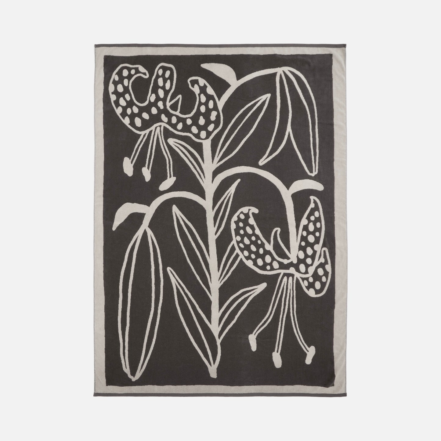 BED THROW BLANKET:Tiger Lily by whole