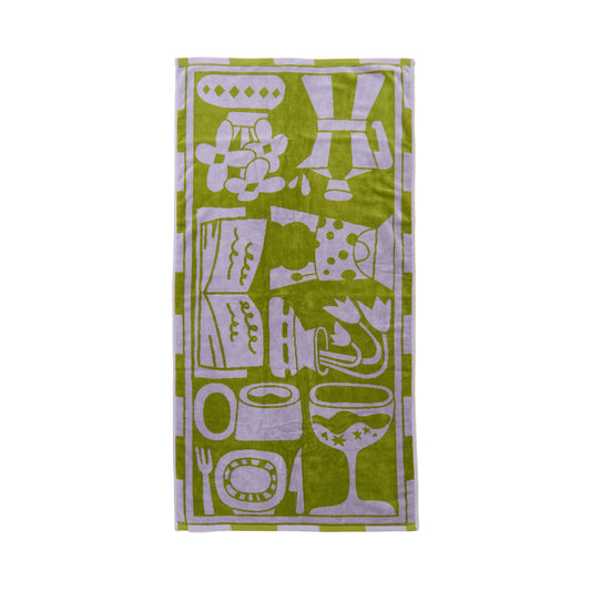 BATH TOWEL : This and that by Michael Towers
