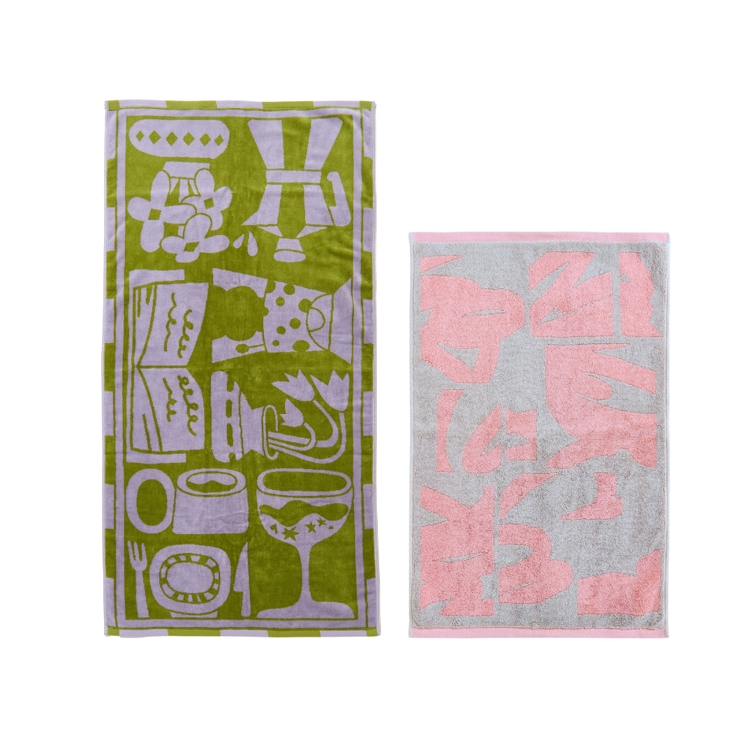 【GIFT SET】BATH TOWEL & BATH MAT SET