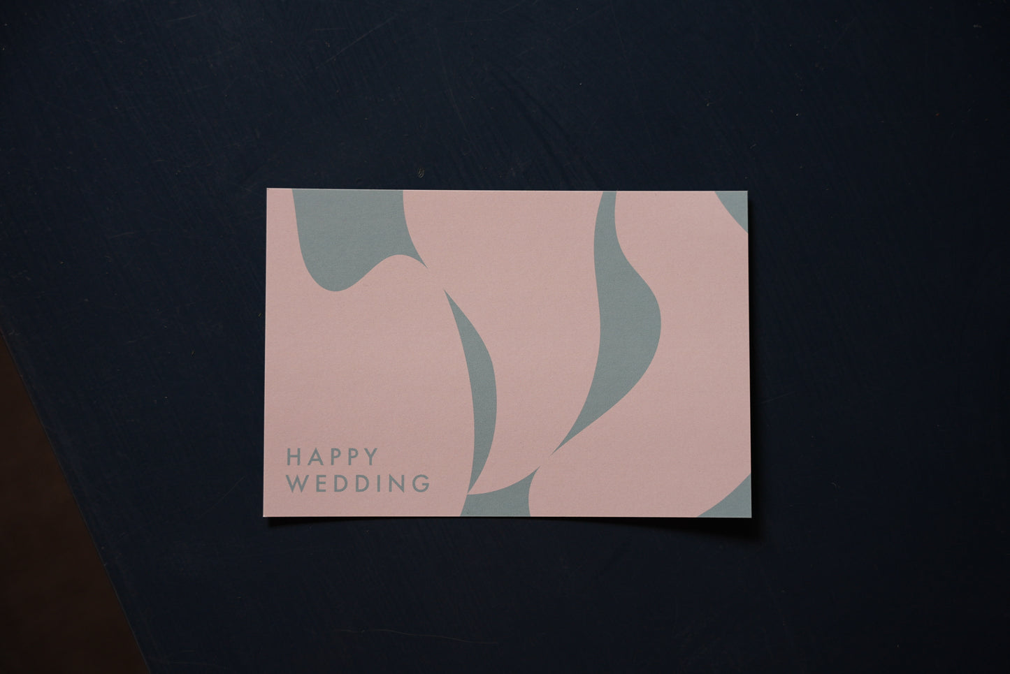 POST CARD:HAPPY WEDDING