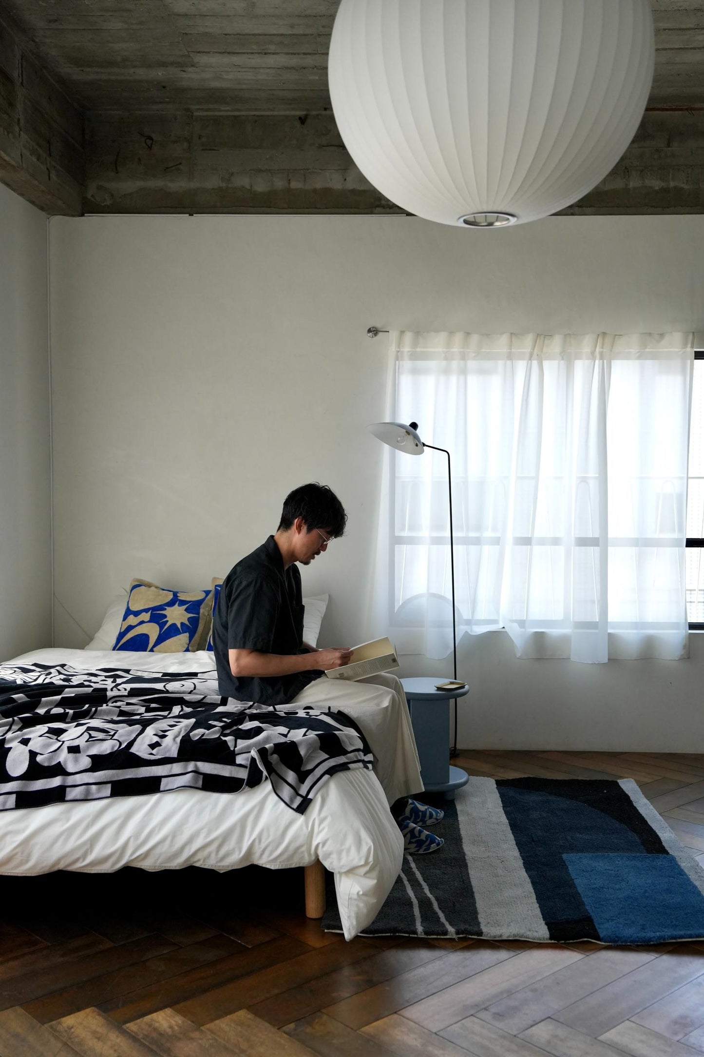 BED THROW BLANKET:This and that by Michael Towers