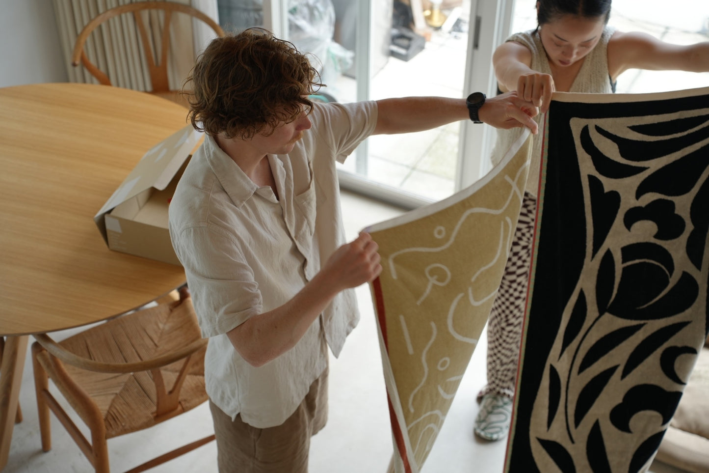 BATH TOWEL : Waltz of the flowers