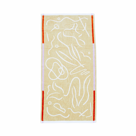 BATH TOWEL : Waltz of the flowers