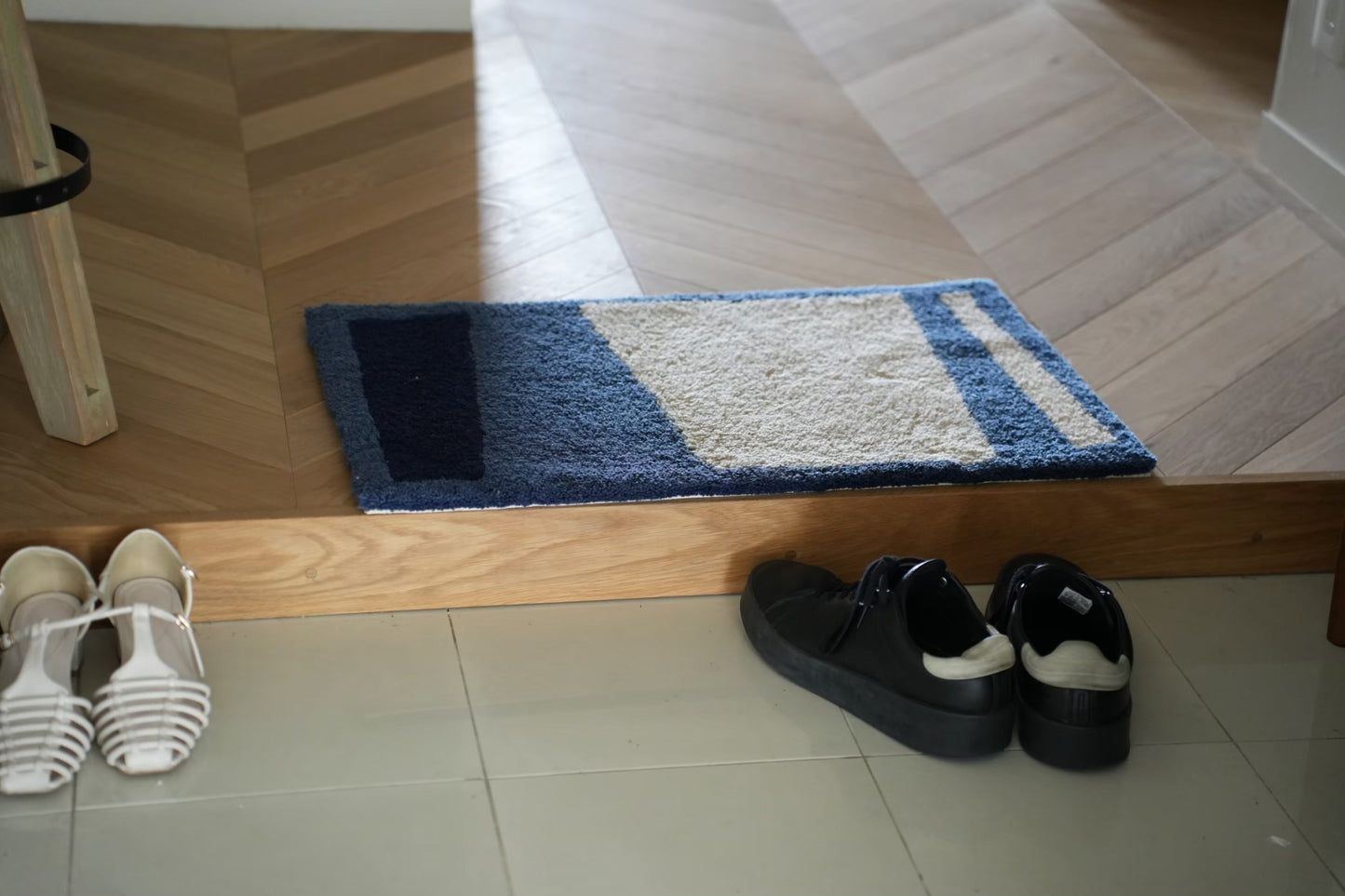 RUG【S】:Uneven rectangle / Brown