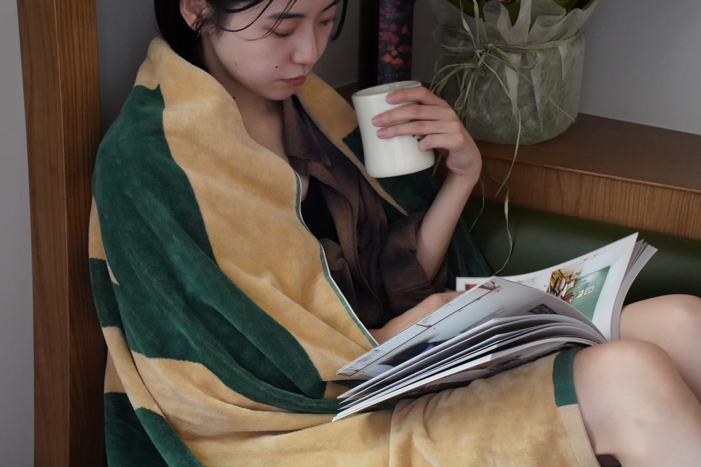 TOWEL BLANKET : Erratic Bamboo
