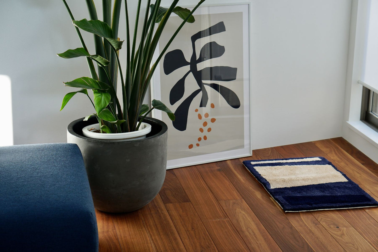 RUG【S】:Uneven rectangle / Brown