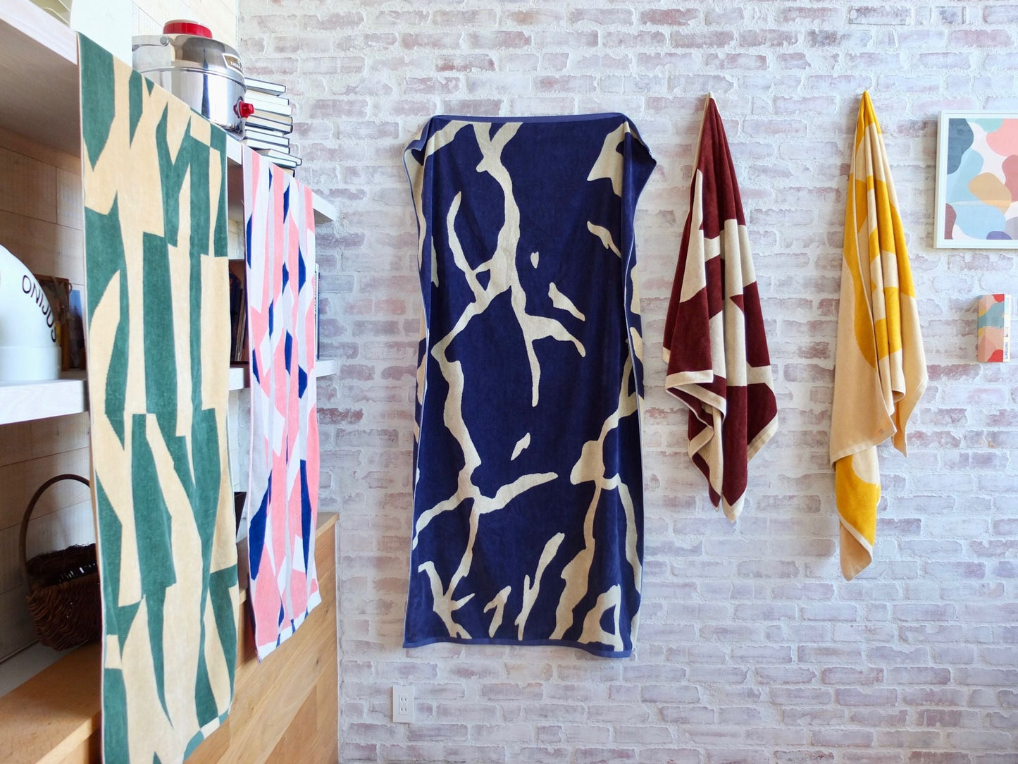 TOWEL BLANKET : Thunder in the dark / blue