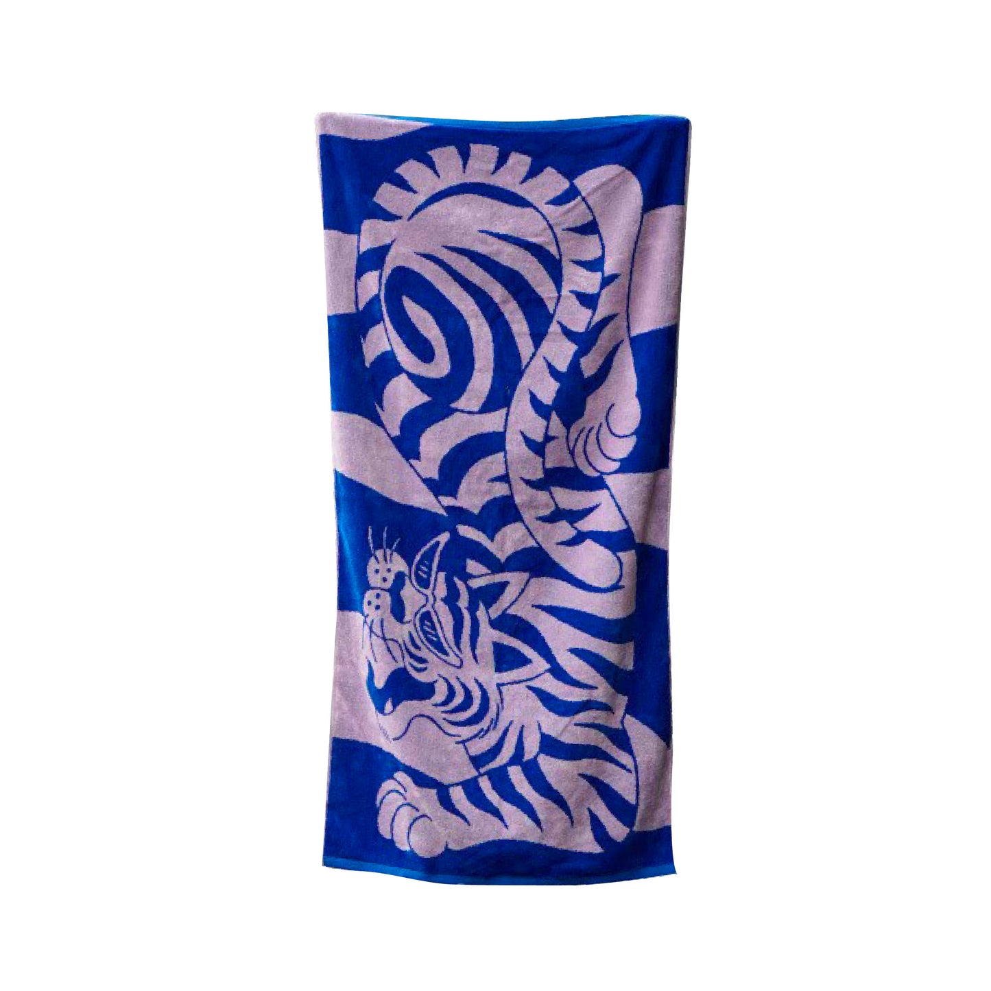 BATH TOWEL : Tiger by Hélène Jacobs