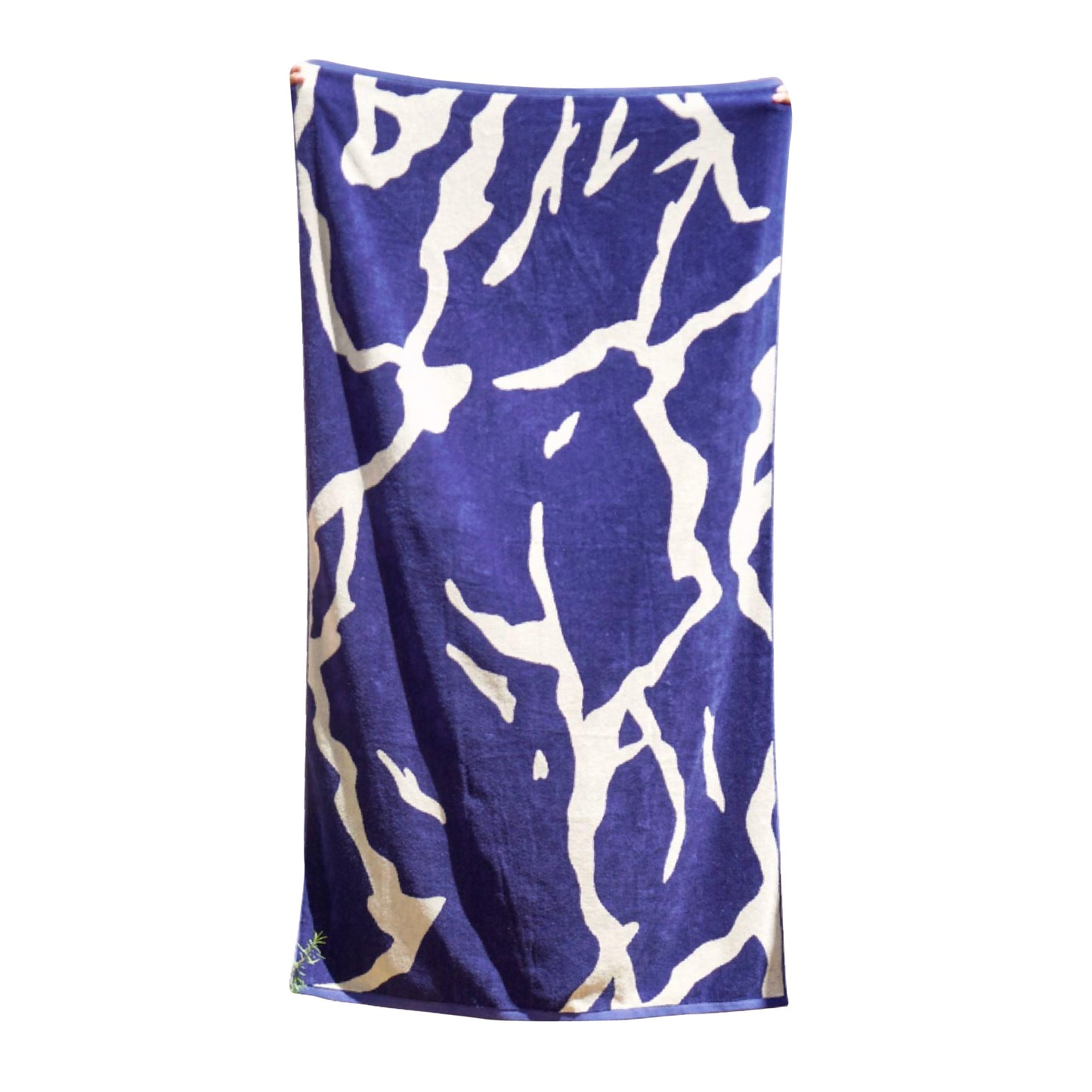 TOWEL BLANKET : Thunder in the dark / blue