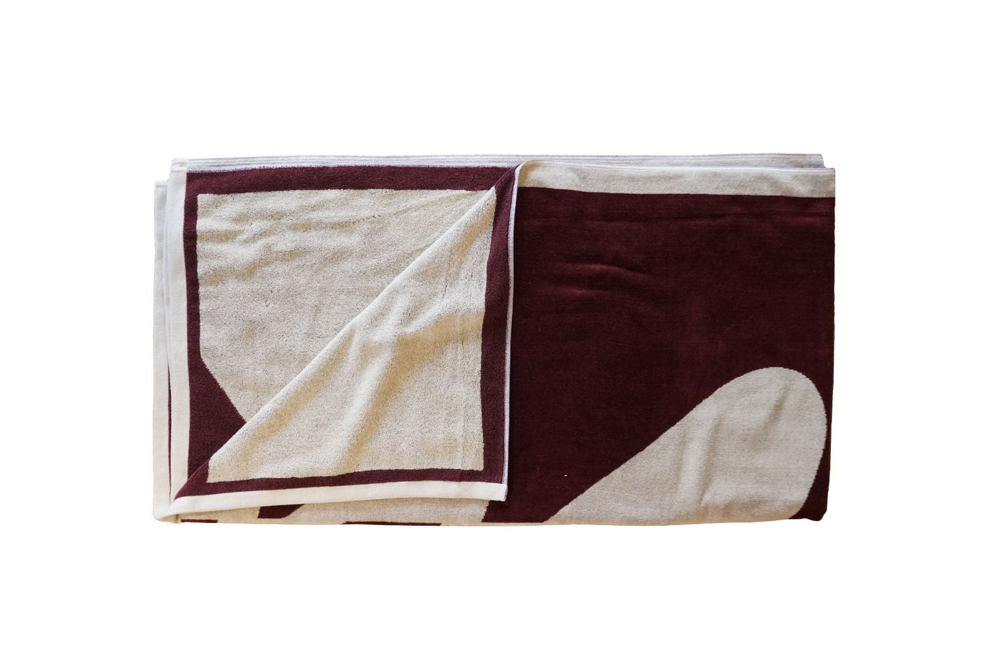 TOWEL BLANKET : I am new wave / wine red