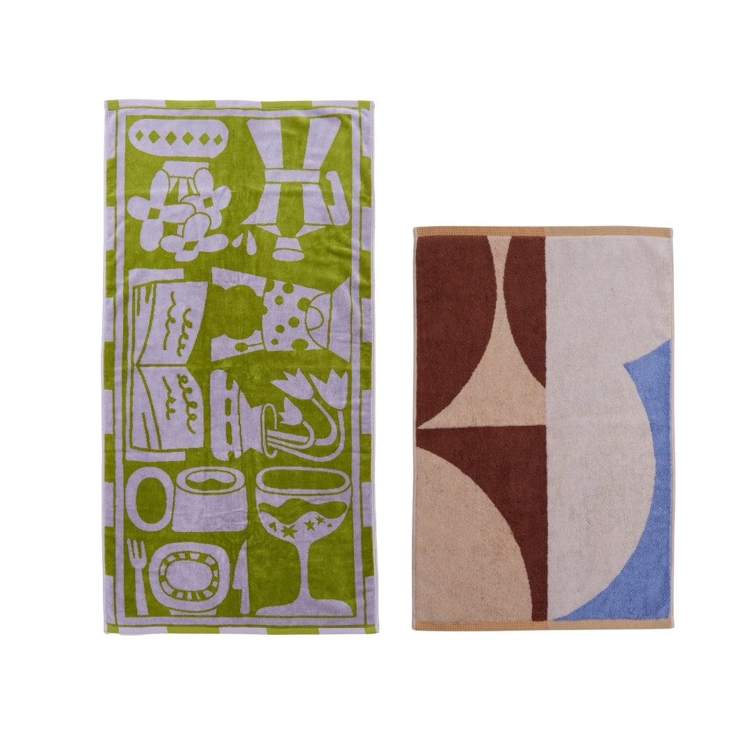 【GIFT SET】BATH TOWEL & BATH MAT SET