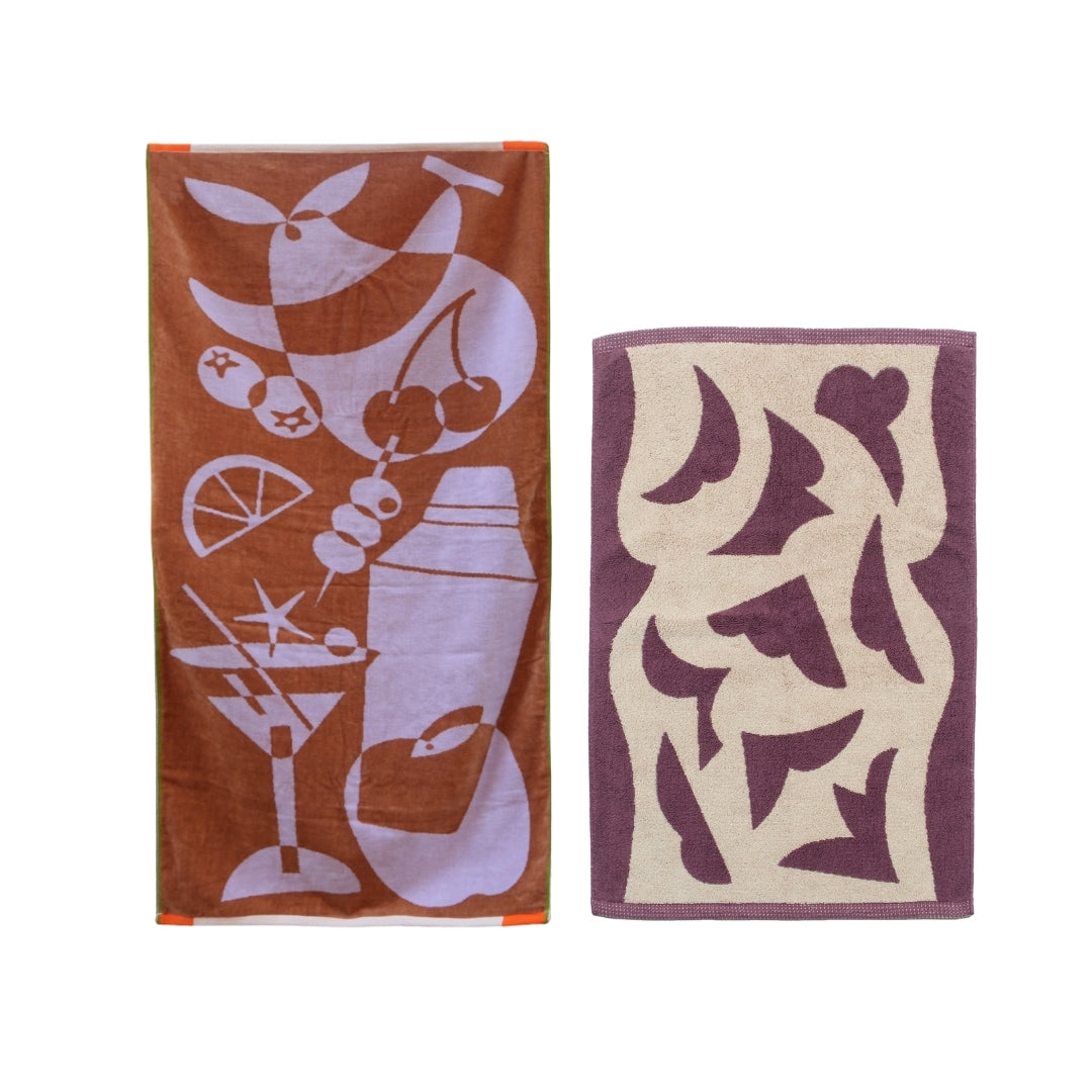 【GIFT SET】BATH TOWEL & BATH MAT SET