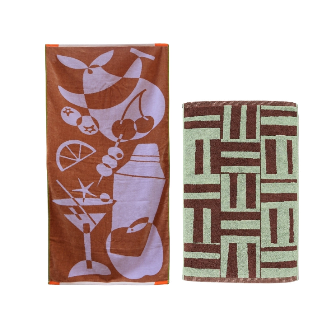 【GIFT SET】BATH TOWEL & BATH MAT SET