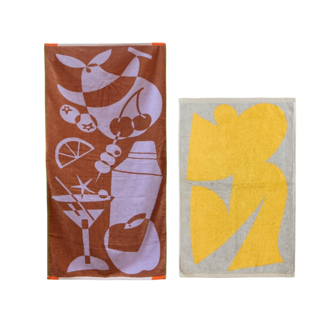 【GIFT SET】BATH TOWEL & BATH MAT SET
