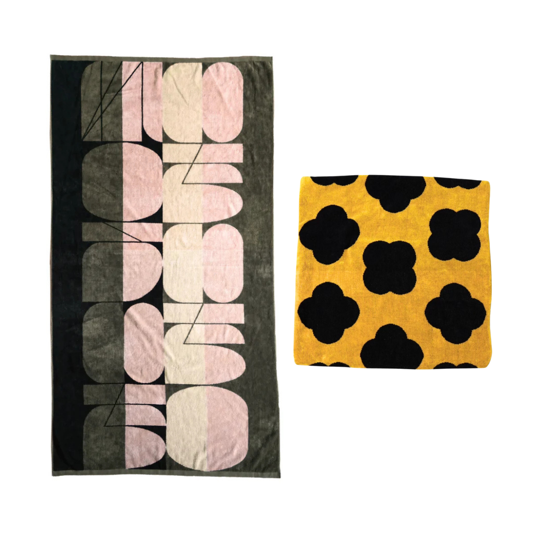 【年末限定セット】選べる TOWEL BLANKET & CUSHION COVER 2点 SET