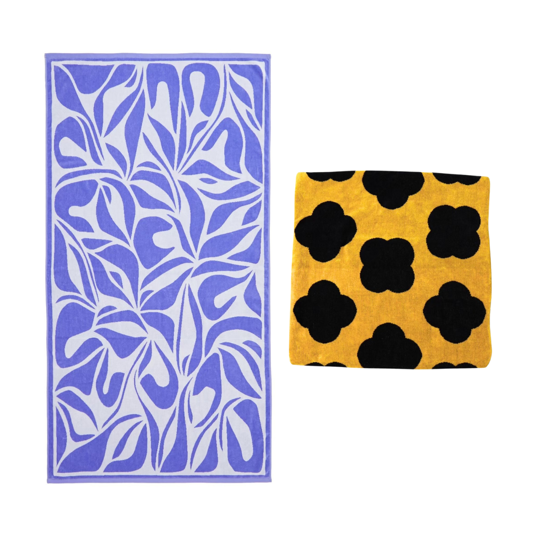 【年末限定セット】選べる TOWEL BLANKET & CUSHION COVER 2点 SET