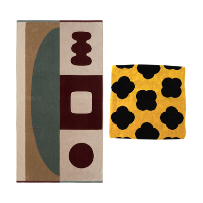 【年末限定セット】選べる TOWEL BLANKET & CUSHION COVER 2点 SET