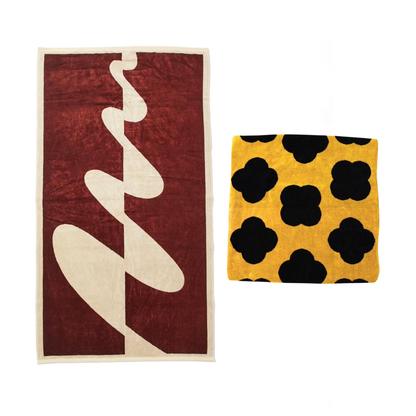 【年末限定セット】選べる TOWEL BLANKET & CUSHION COVER 2点 SET