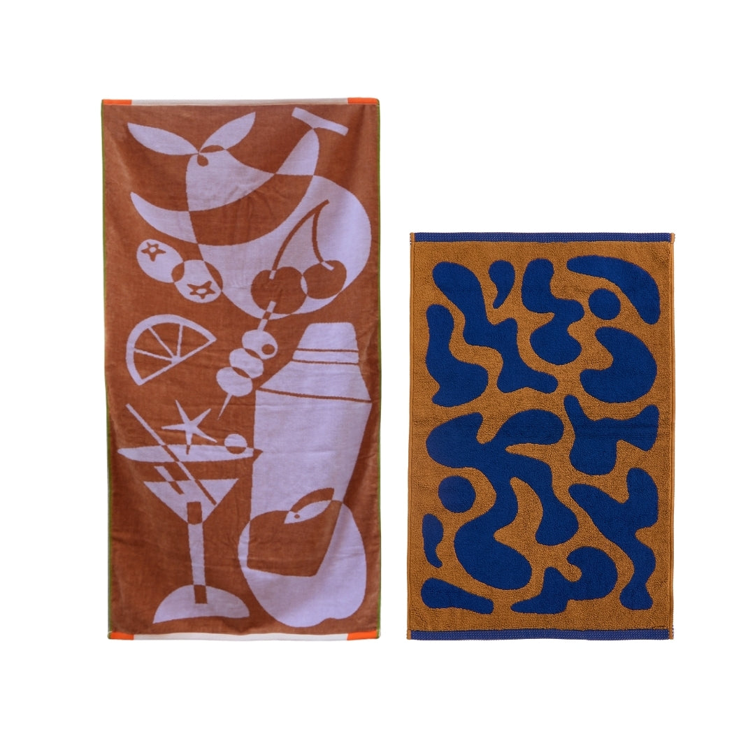 【GIFT SET】BATH TOWEL & BATH MAT SET