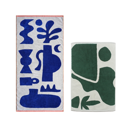 【GIFT SET】BATH TOWEL & BATH MAT SET