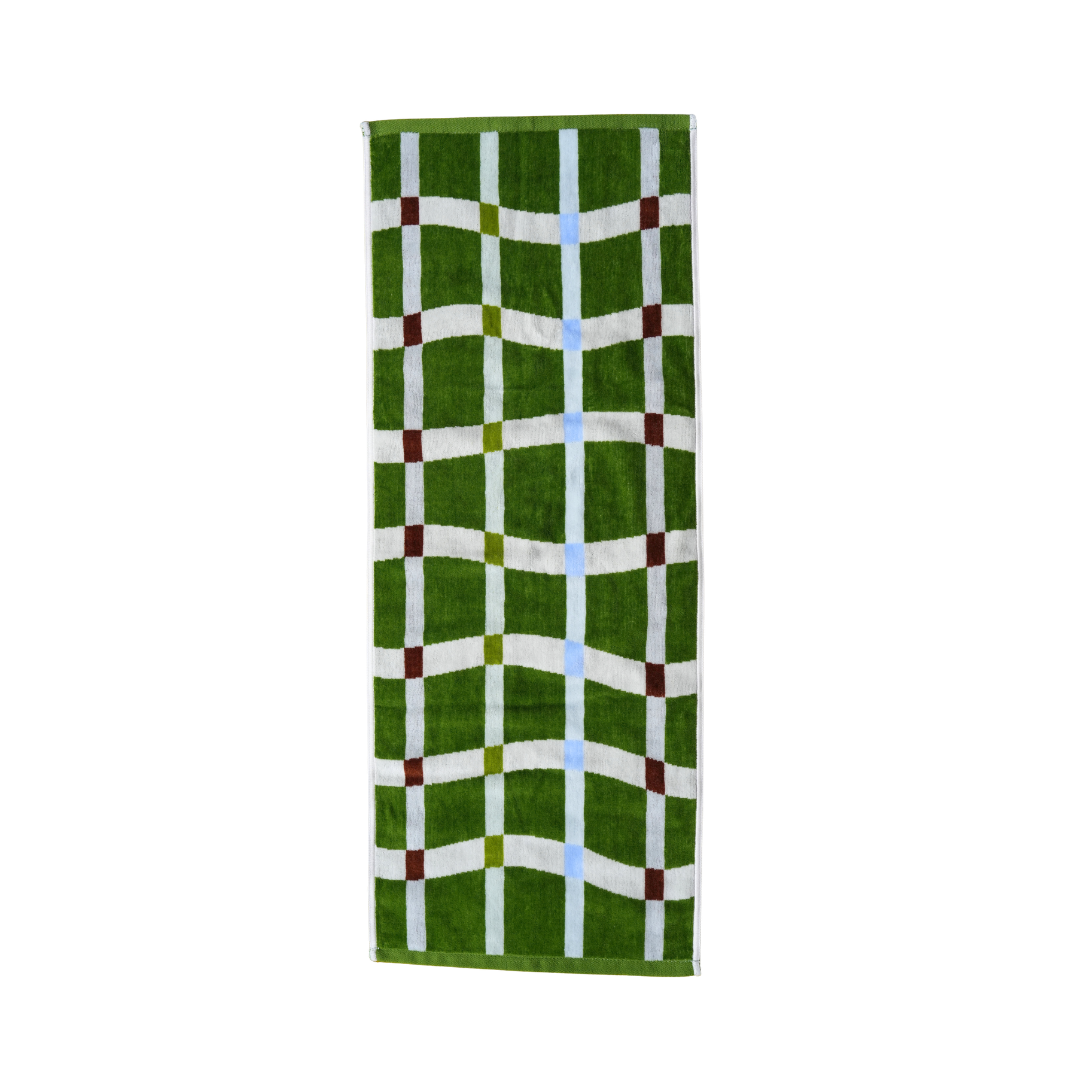 FACE TOWEL：Flow / moss green