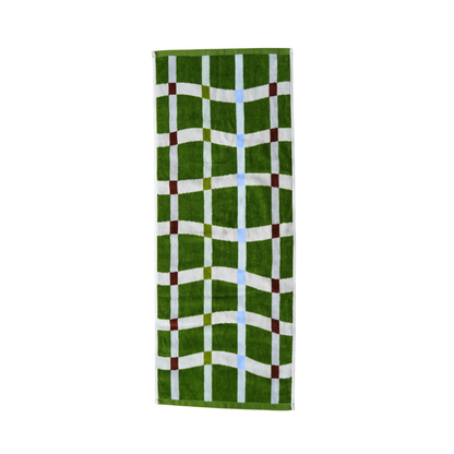 FACE TOWEL：Flow / moss green