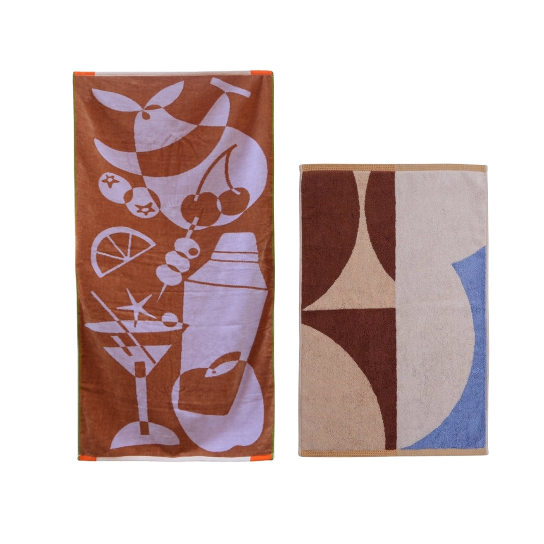 【GIFT SET】BATH TOWEL & BATH MAT SET