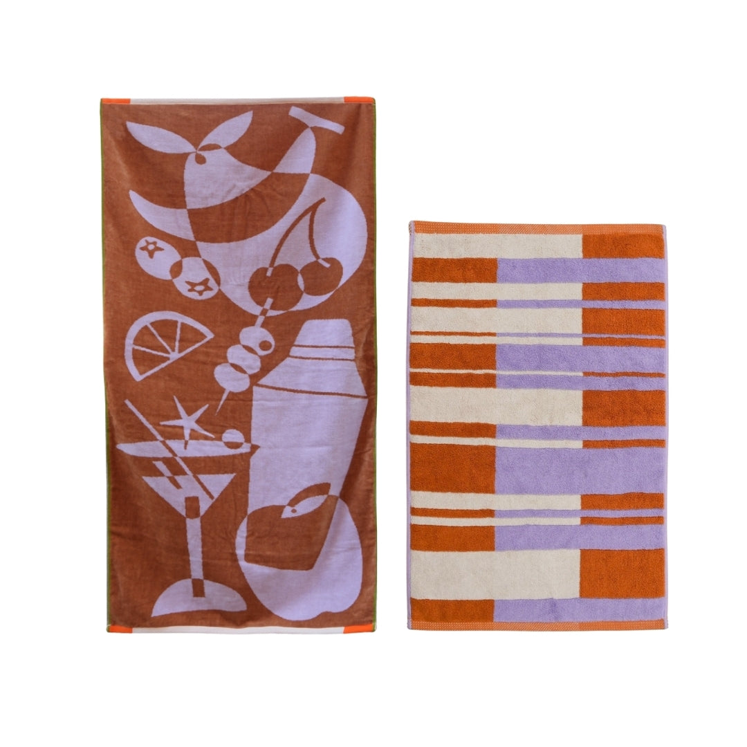 【GIFT SET】BATH TOWEL & BATH MAT SET