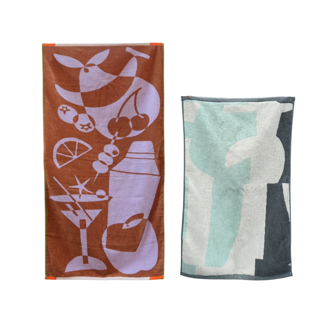 【GIFT SET】BATH TOWEL & BATH MAT SET