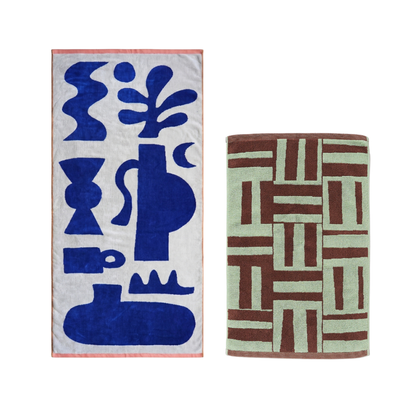 【GIFT SET】BATH TOWEL & BATH MAT SET