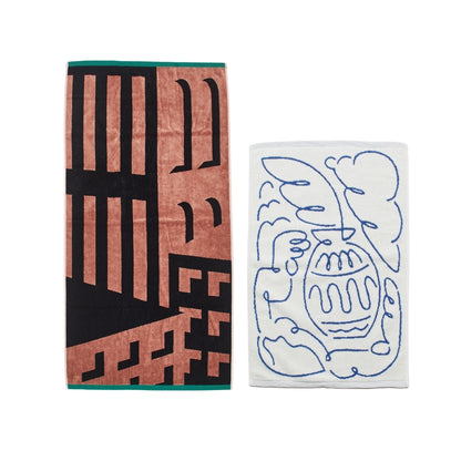 【GIFT SET】BATH TOWEL & BATH MAT SET