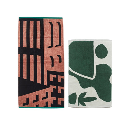 【GIFT SET】BATH TOWEL & BATH MAT SET