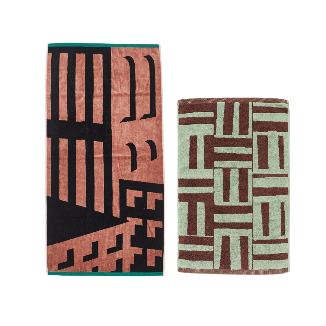 【GIFT SET】BATH TOWEL & BATH MAT SET