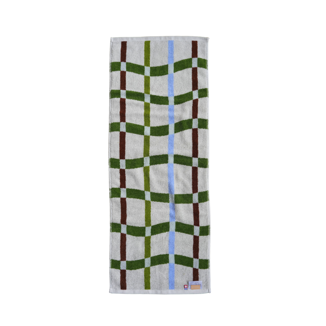 FACE TOWEL：Flow / moss green