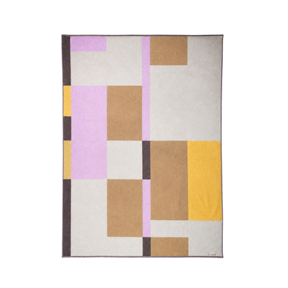 BED THROW BLANKET：Rectangle / beige