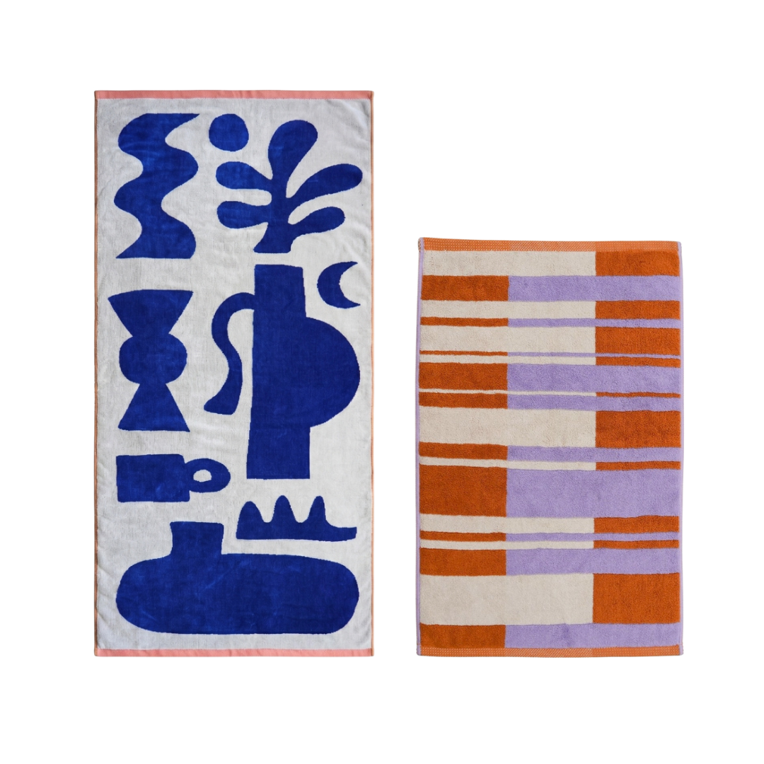 【GIFT SET】BATH TOWEL & BATH MAT SET