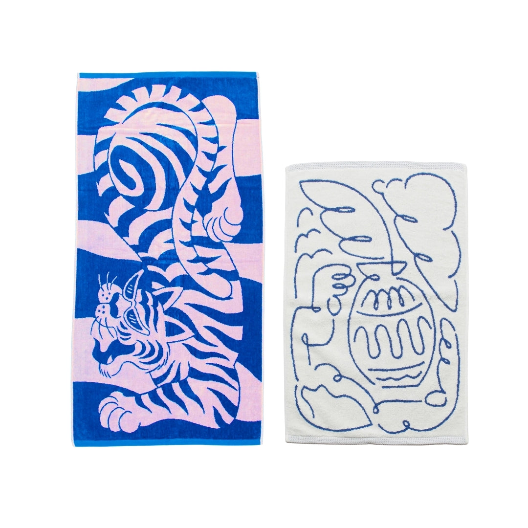 【GIFT SET】BATH TOWEL & BATH MAT SET