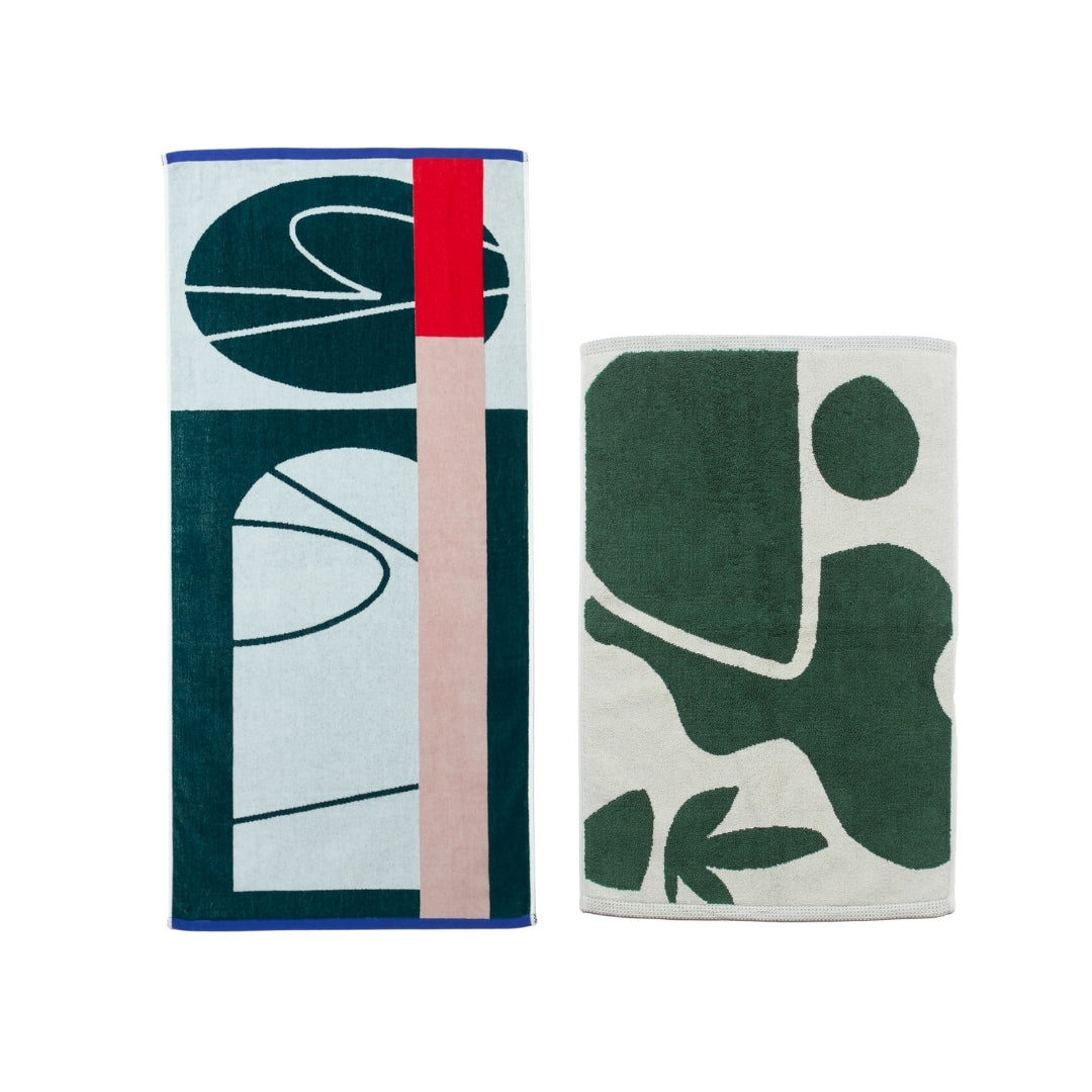 【GIFT SET】BATH TOWEL & BATH MAT SET