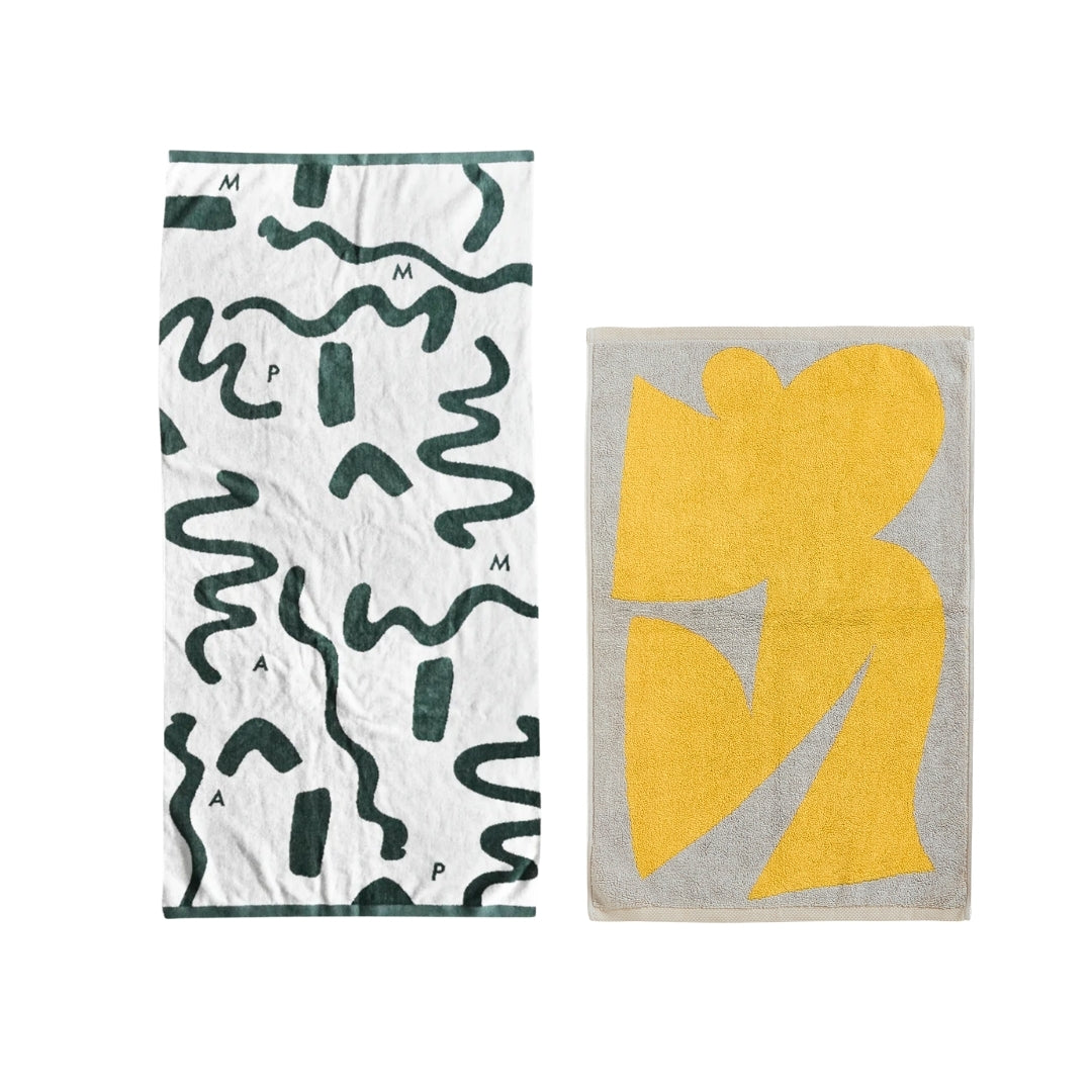 【GIFT SET】BATH TOWEL & BATH MAT SET