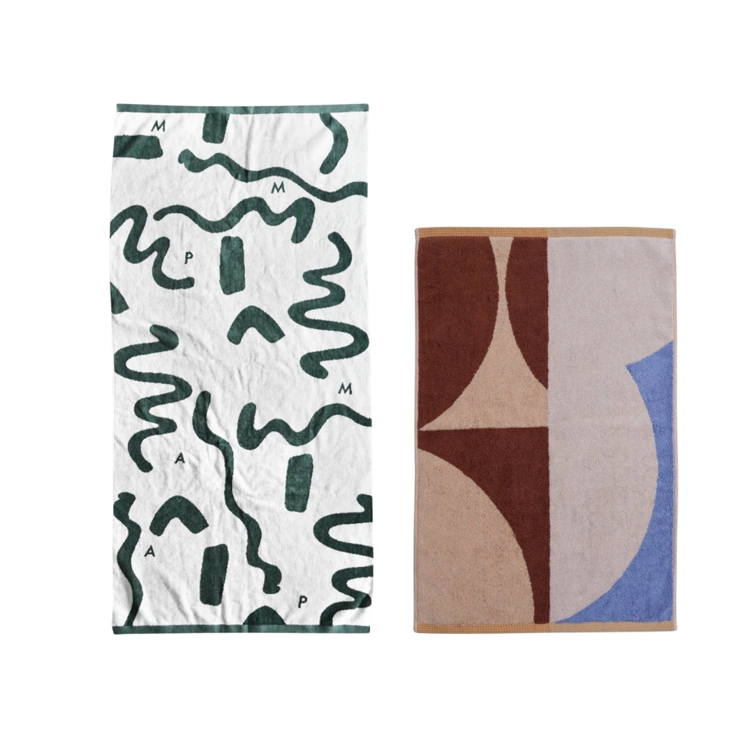 【GIFT SET】BATH TOWEL & BATH MAT SET