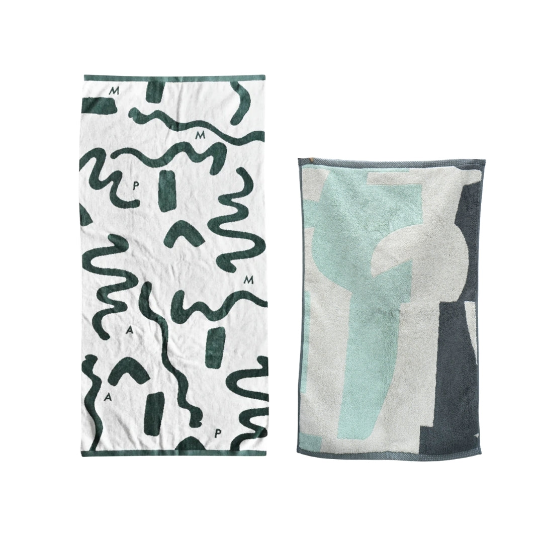 【GIFT SET】BATH TOWEL & BATH MAT SET