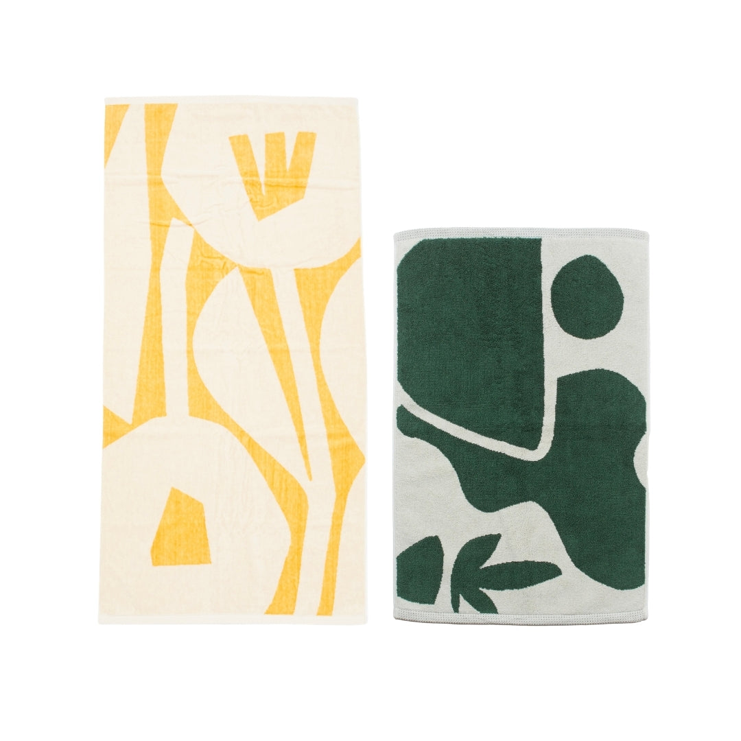 【GIFT SET】BATH TOWEL & BATH MAT SET