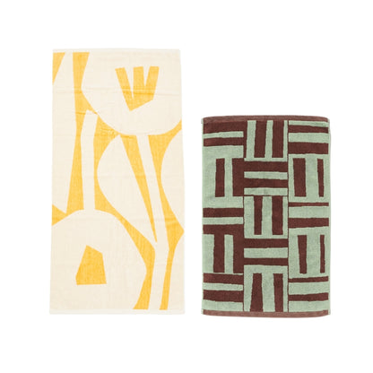 【GIFT SET】BATH TOWEL & BATH MAT SET