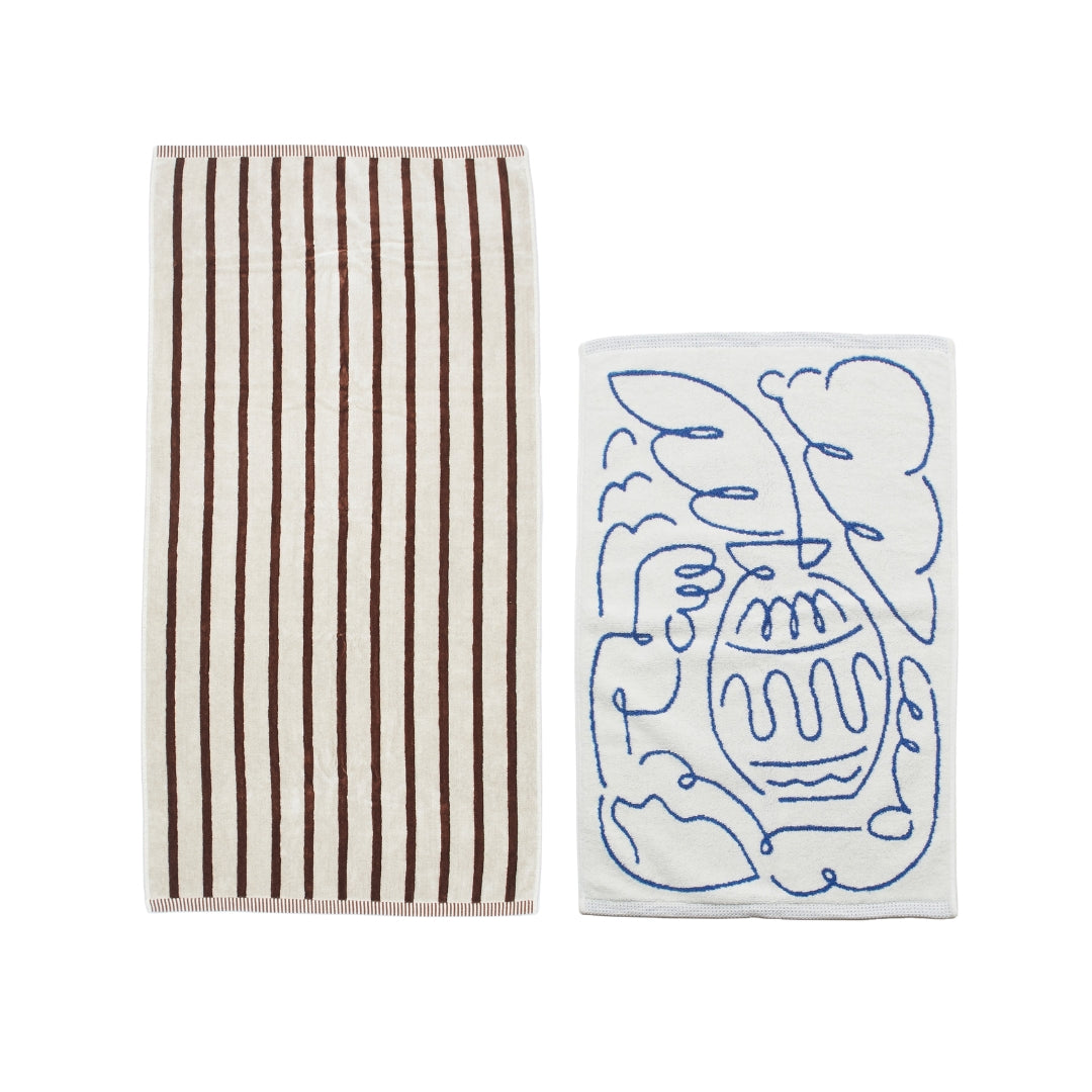 【GIFT SET】BATH TOWEL & BATH MAT SET
