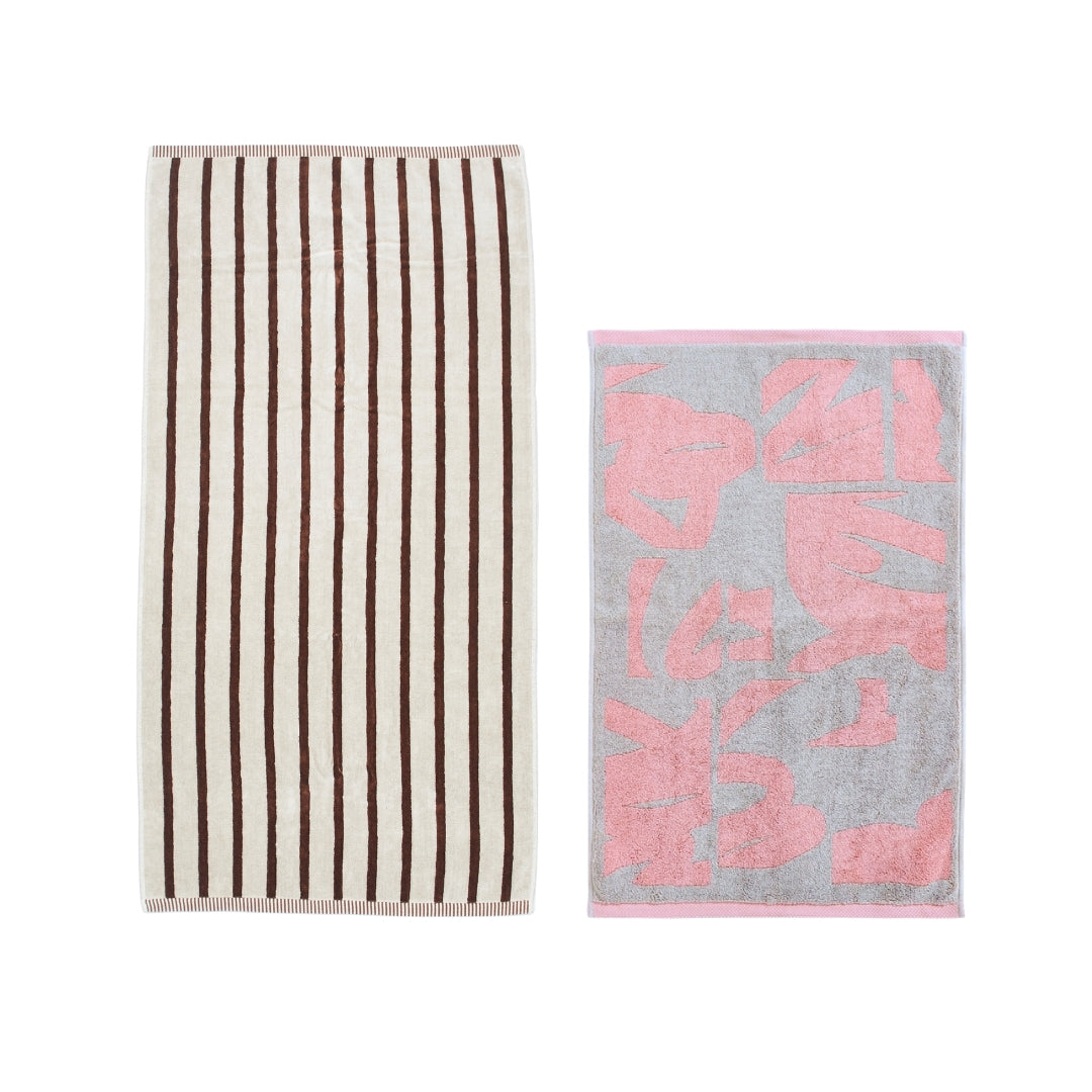 【GIFT SET】BATH TOWEL & BATH MAT SET