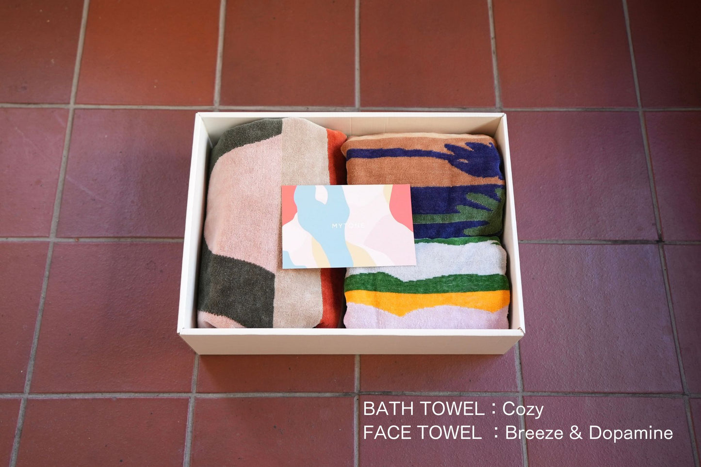 【GIFT SET】BATH TOWEL 1枚 / FACE TOWEL 2枚